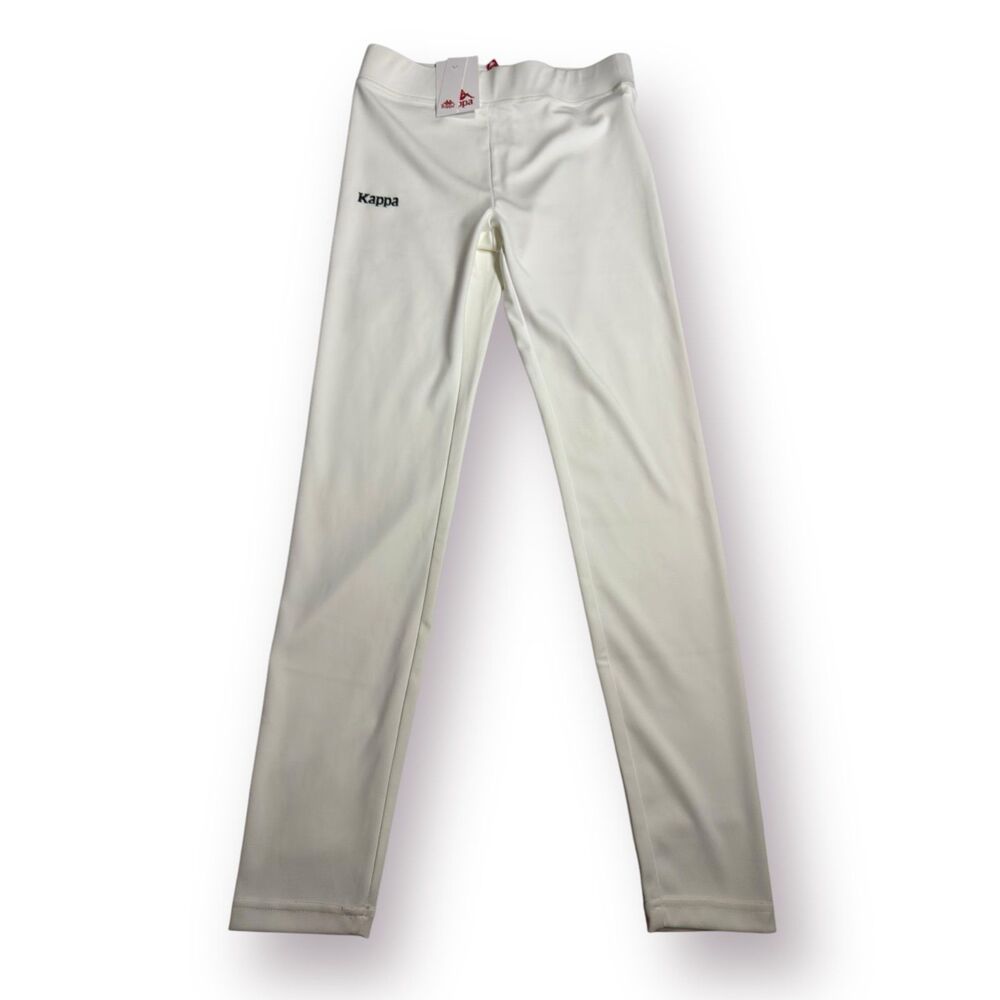 Kappa Vintage Womens Tracksuit Pants Medium Trousers Training GYM‎ White Classic